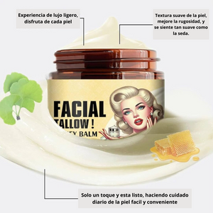 BALSAMO FACIAL Y CORPORAL DE CEBO DE RES Y MIEL