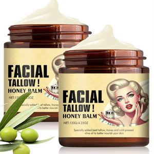 BALSAMO FACIAL Y CORPORAL DE CEBO DE RES Y MIEL