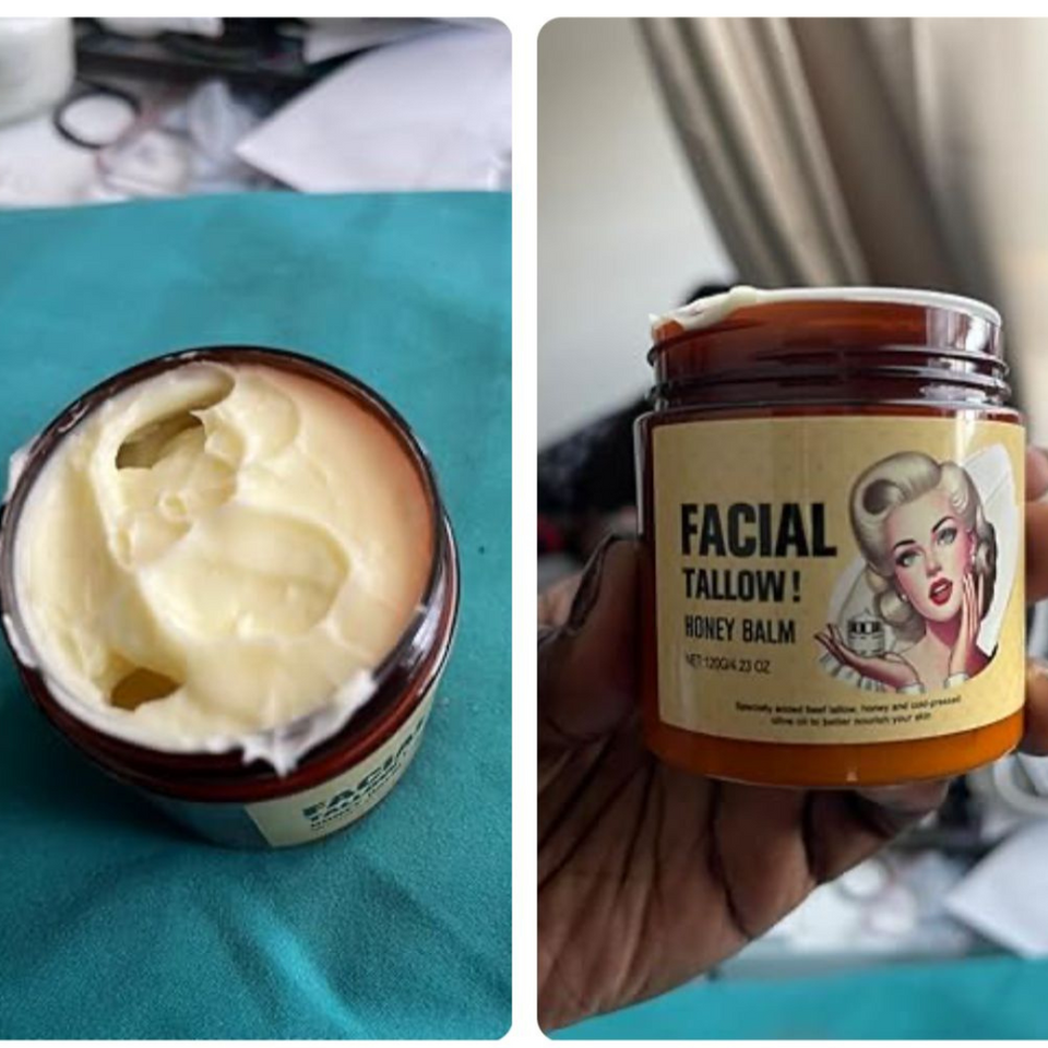 BALSAMO FACIAL Y CORPORAL DE CEBO DE RES Y MIEL
